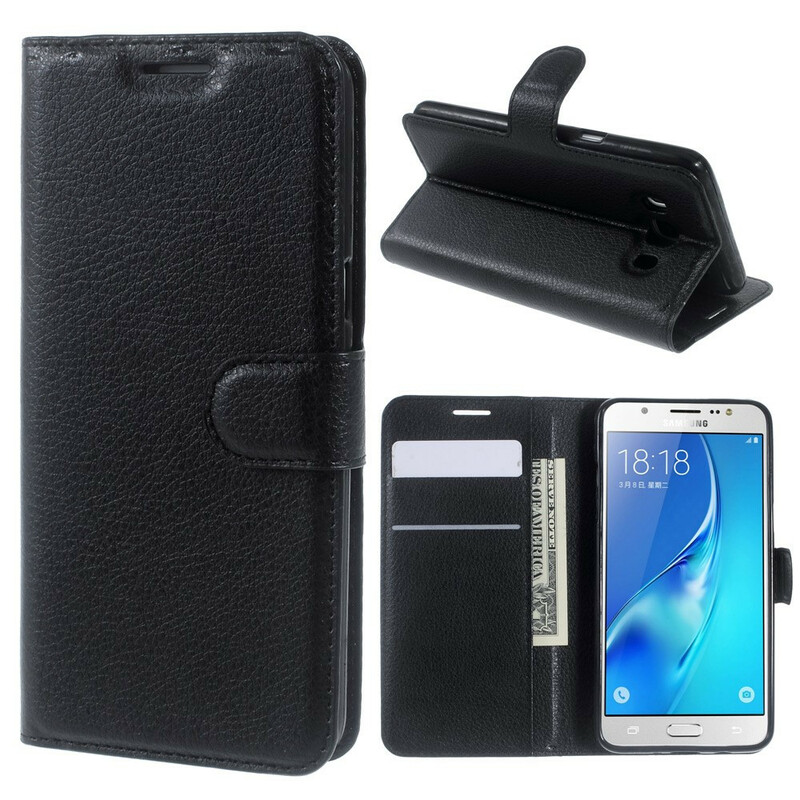 Housse Samsung Galaxy J5 2016 Simili Cuir Litchi Housse Samsung Galaxy J5 2016 Simili Cuir Litchi