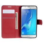 Housse Samsung Galaxy J5 2016 Simili Cuir Litchi