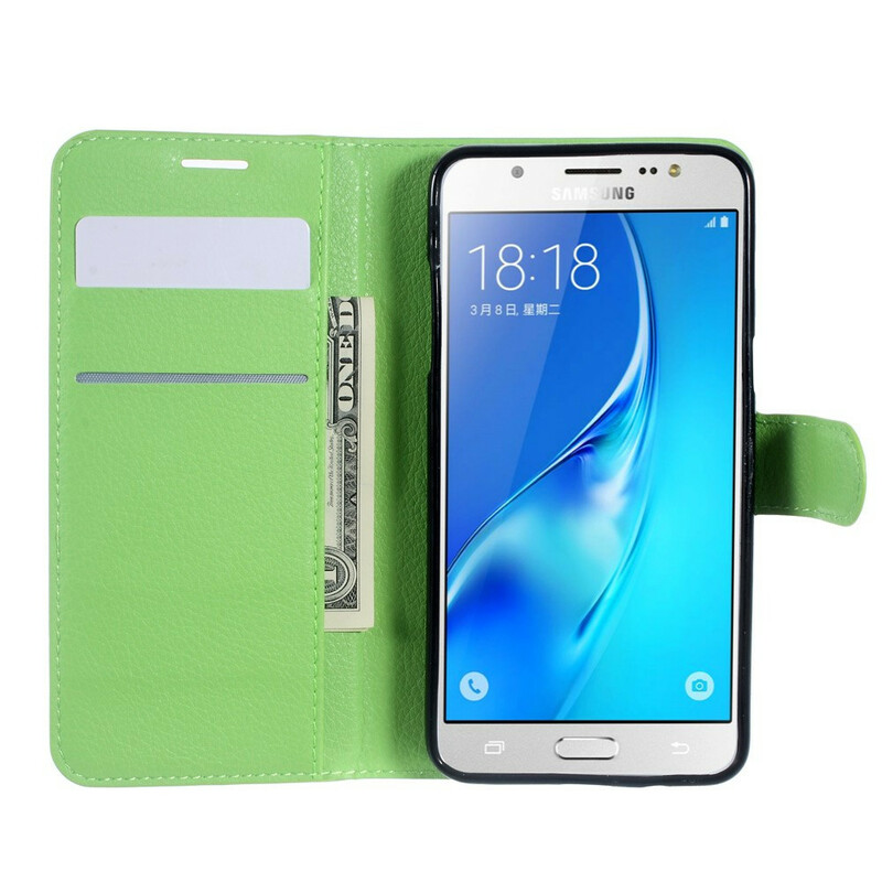 Housse Samsung Galaxy J5 2016 Simili Cuir Litchi