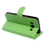 Housse Samsung Galaxy J5 2016 Simili Cuir Litchi