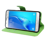 Housse Samsung Galaxy J5 2016 Simili Cuir Litchi