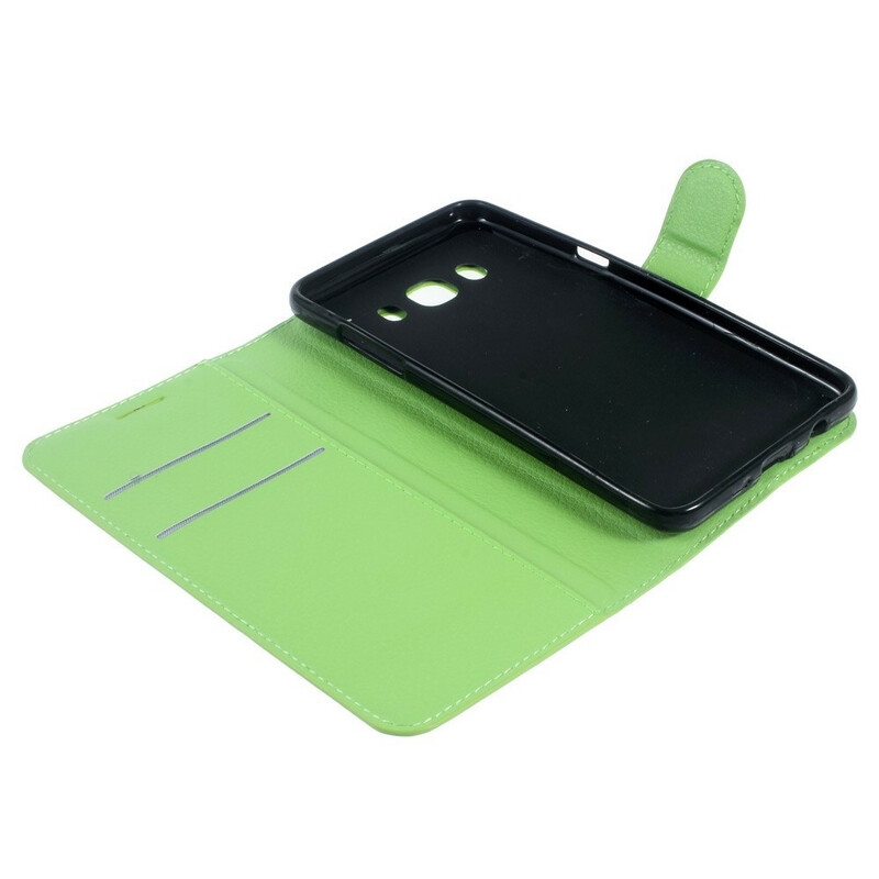 Housse Samsung Galaxy J5 2016 Simili Cuir Litchi