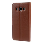 Housse Samsung Galaxy J5 2016 Simili Cuir Litchi Housse Samsung Galaxy J5 2016 Simili Cuir Litchi