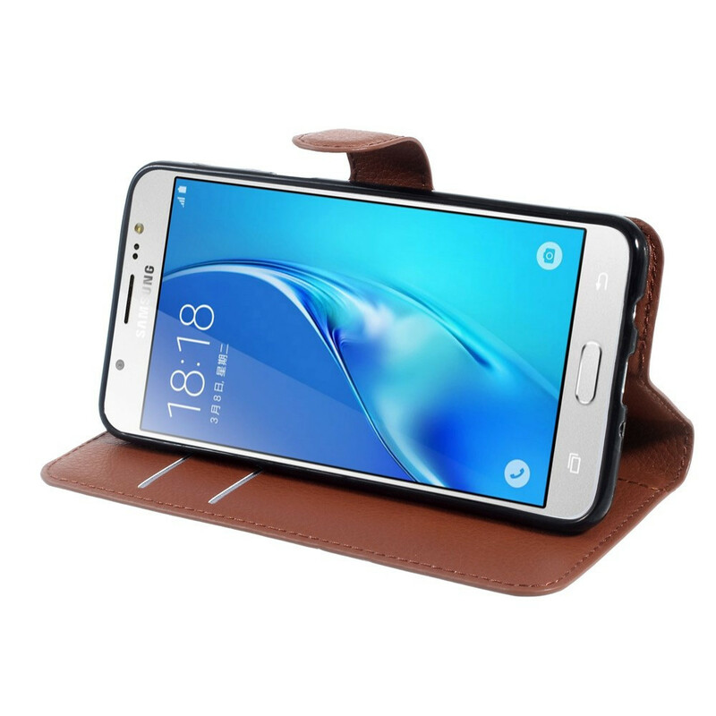 Housse Samsung Galaxy J5 2016 Simili Cuir Litchi Housse Samsung Galaxy J5 2016 Simili Cuir Litchi