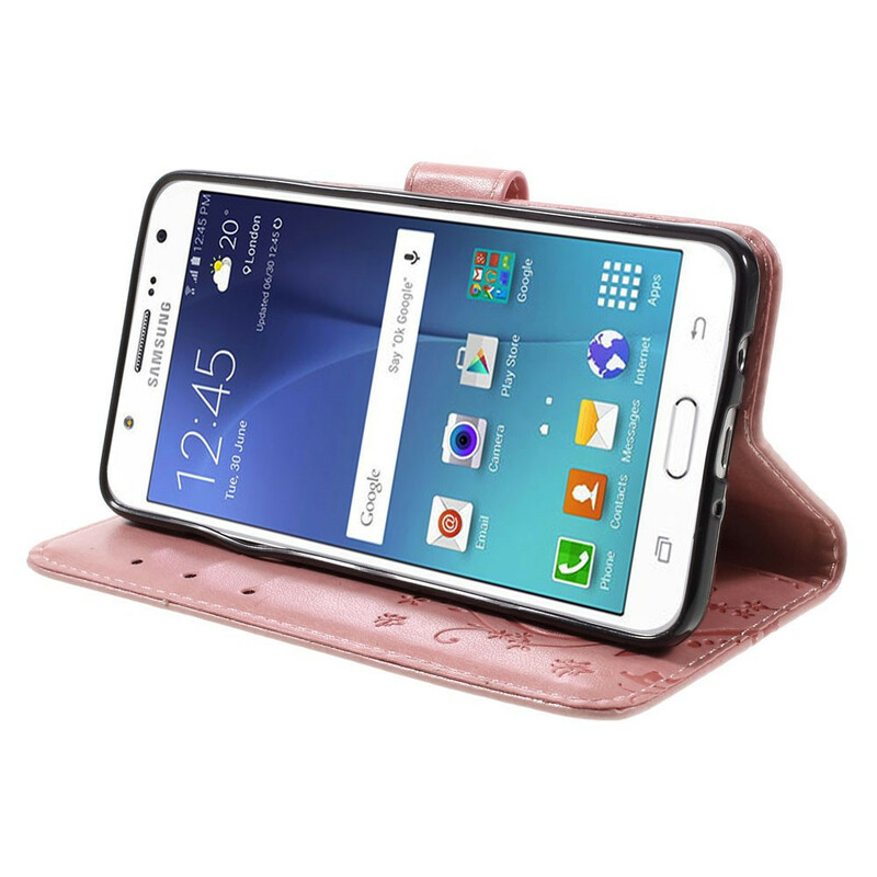 Housse Samsug Galaxy J5 2016 Papillons et Fleurs Housse Samsug Galaxy J5 2016 Papillons et Fleurs