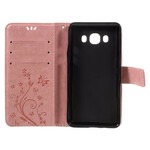 Housse Samsug Galaxy J5 2016 Papillons et Fleurs Housse Samsug Galaxy J5 2016 Papillons et Fleurs