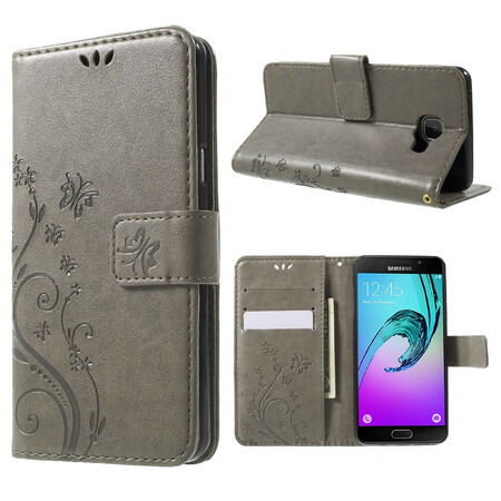 Housse Samsung Galaxy A5 2016 Papillons et Fleurs