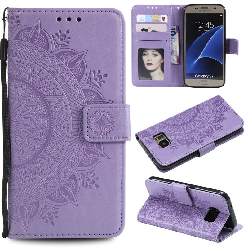 Housse Samsung Galaxy S7 Mandala Soleil Housse Samsung Galaxy S7 Mandala Soleil