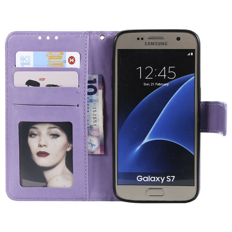 Housse Samsung Galaxy S7 Mandala Soleil Housse Samsung Galaxy S7 Mandala Soleil