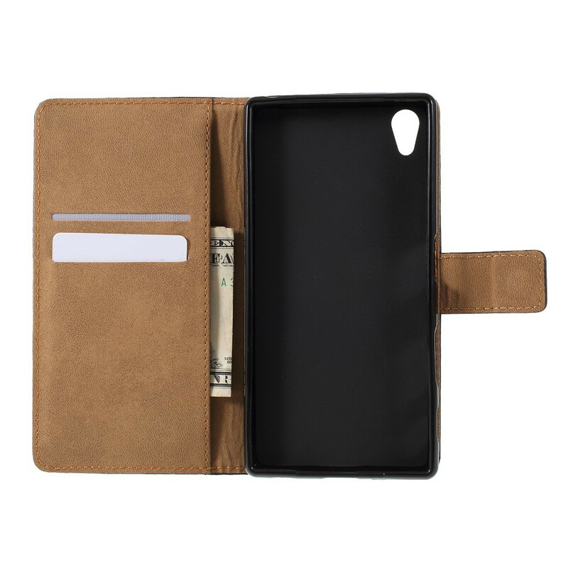 Housse Sony Xperia Z5 Invitation Véritable Cuir Housse Sony Xperia Z5 Invitation Véritable Cuir