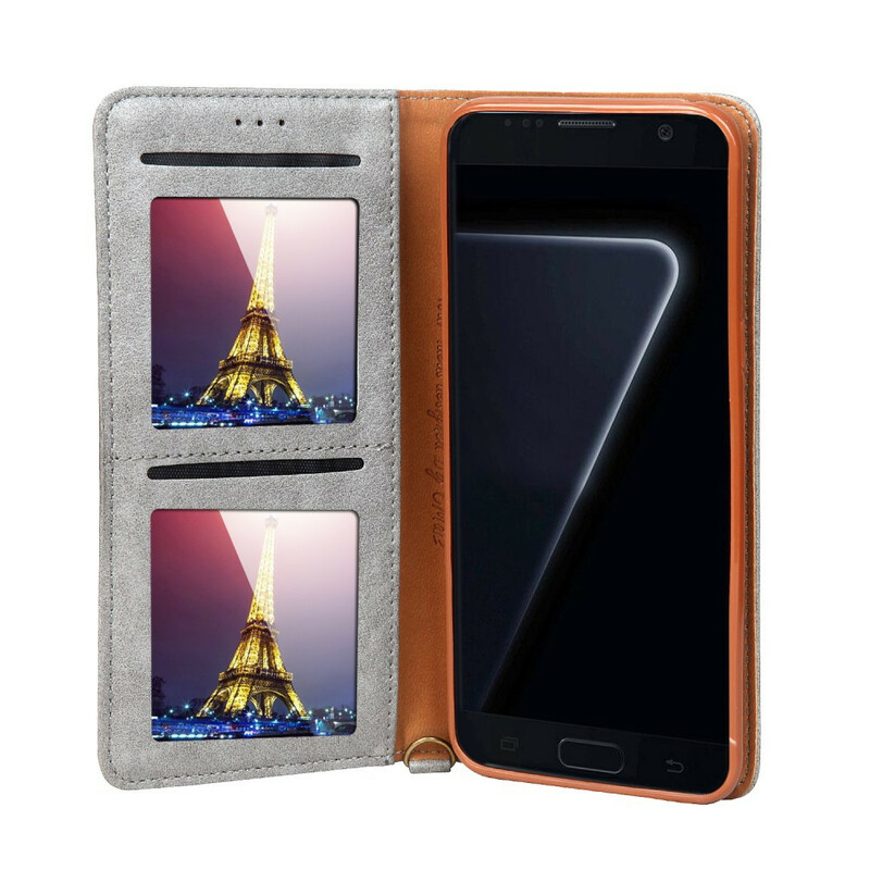 Flip Cover Samsung Galaxy S8 Effet Cuir Multi-Cartes CMAI2 Flip Cover Samsung Galaxy S8 Effet Cuir Multi-Cartes CMAI2