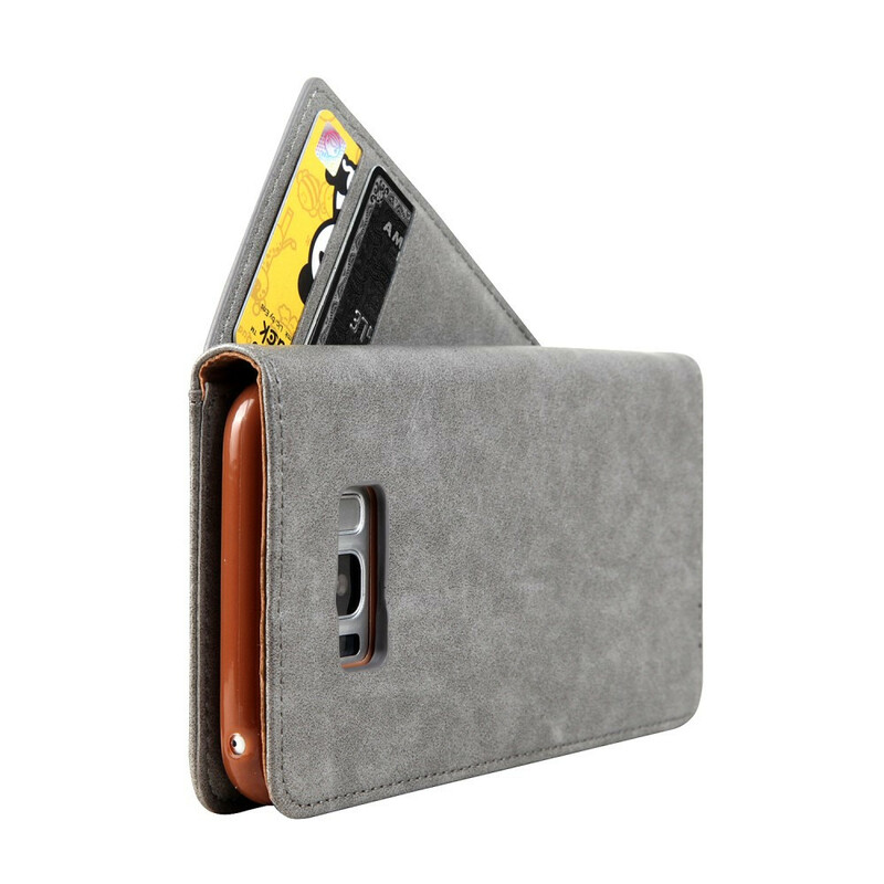Flip Cover Samsung Galaxy S8 Effet Cuir Multi-Cartes CMAI2 Flip Cover Samsung Galaxy S8 Effet Cuir Multi-Cartes CMAI2