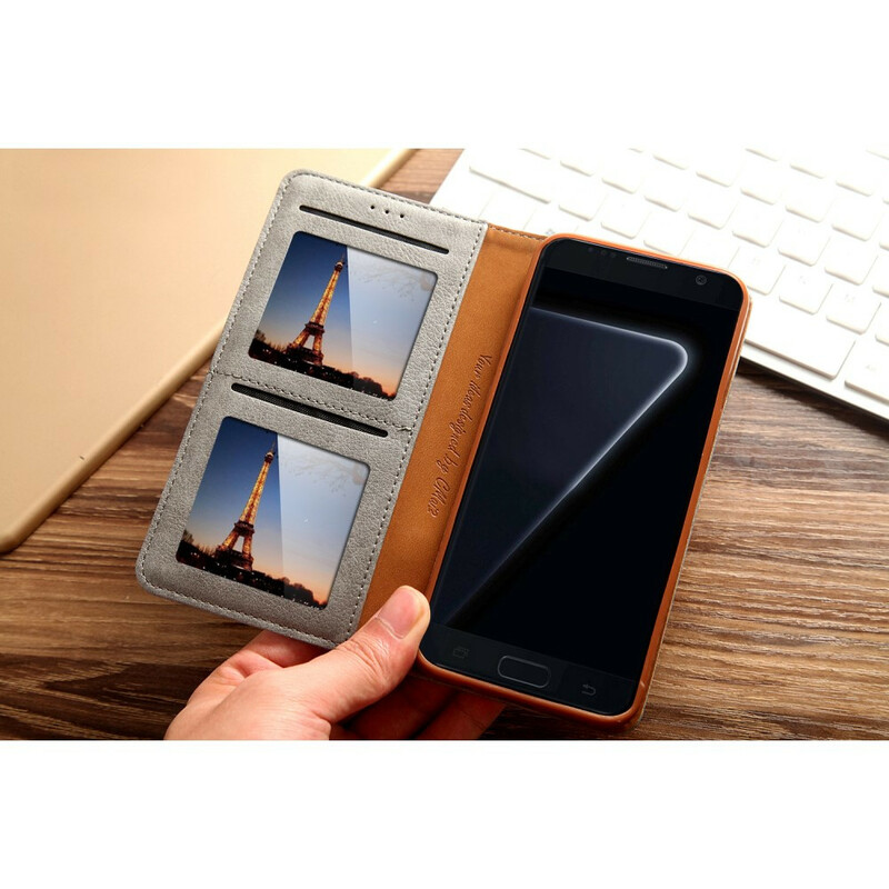 Flip Cover Samsung Galaxy S8 Effet Cuir Multi-Cartes CMAI2 Flip Cover Samsung Galaxy S8 Effet Cuir Multi-Cartes CMAI2