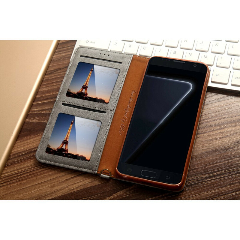 Flip Cover Samsung Galaxy S8 Effet Cuir Multi-Cartes CMAI2 Flip Cover Samsung Galaxy S8 Effet Cuir Multi-Cartes CMAI2