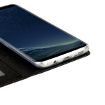 Flip Cover Samsung Galaxy S8 Effet Cuir Texture Soie CMAI2