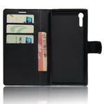 Housse Sony Xperia XZ Simili Cuir Litchi Classique Housse Sony Xperia XZ Simili Cuir Litchi Classique