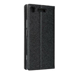 Flip Cover Sony Xperia XZ1 Style Cuir Douceur avec Lanière Flip Cover Sony Xperia XZ1 Style Cuir Douceur avec Lanière