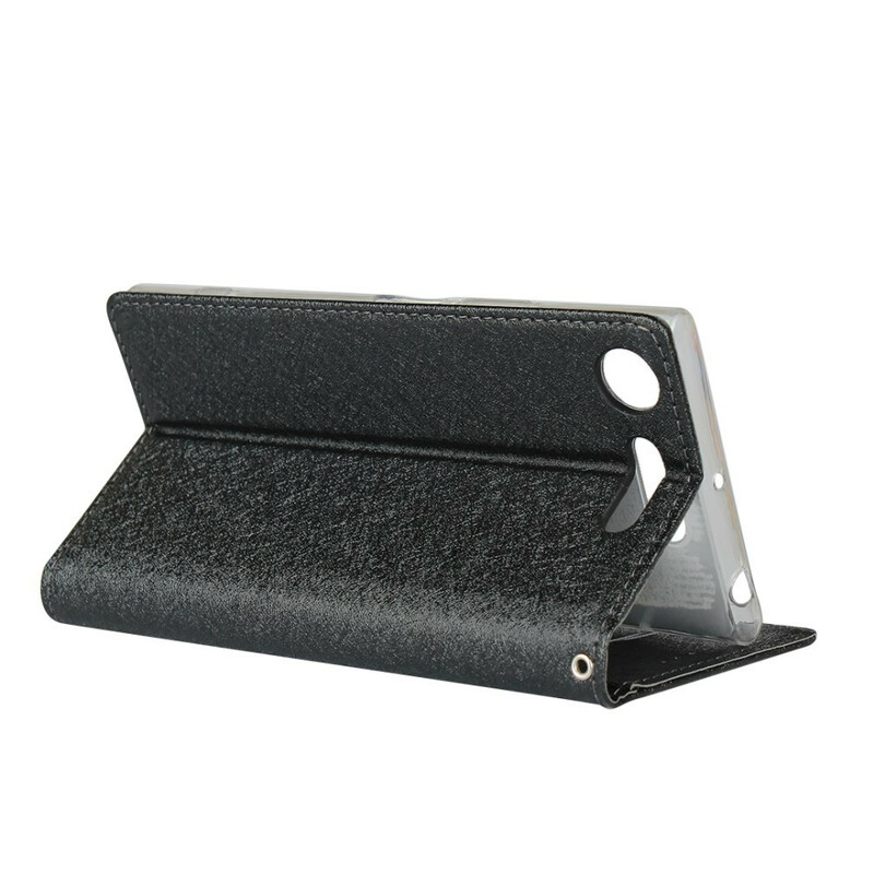 Flip Cover Sony Xperia XZ1 Style Cuir Douceur avec Lanière Flip Cover Sony Xperia XZ1 Style Cuir Douceur avec Lanière