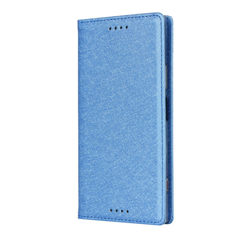 Flip Cover Sony Xperia XZ1 Style Cuir Douceur avec Lanière