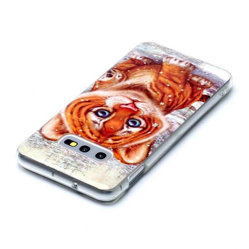 Coque Samsung Galaxy S10e Bébé Tigre