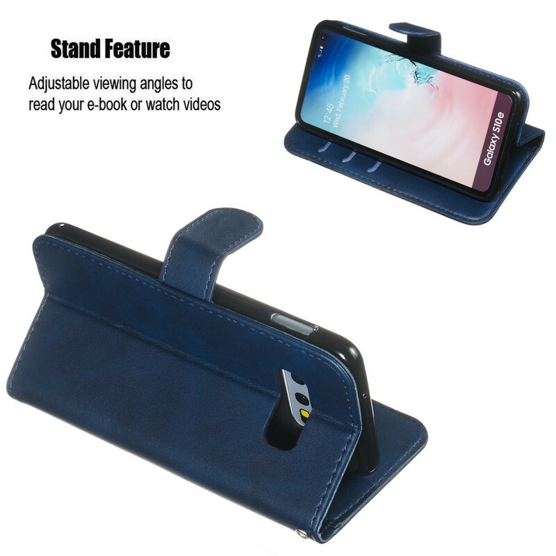 Housse Samsung Galaxy S10e Porte-monnaie avec Lanière Housse Samsung Galaxy S10e Porte-monnaie avec Lanière
