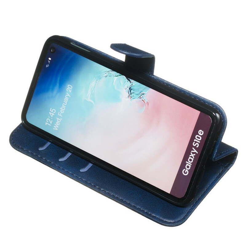 Housse Samsung Galaxy S10e Porte-monnaie avec Lanière Housse Samsung Galaxy S10e Porte-monnaie avec Lanière