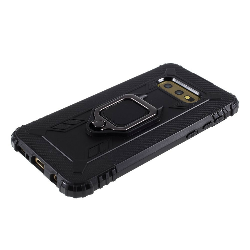 Coque Samsung Galaxy S10e Ring et Fibre Carbone Coque Samsung Galaxy S10e Ring et Fibre Carbone