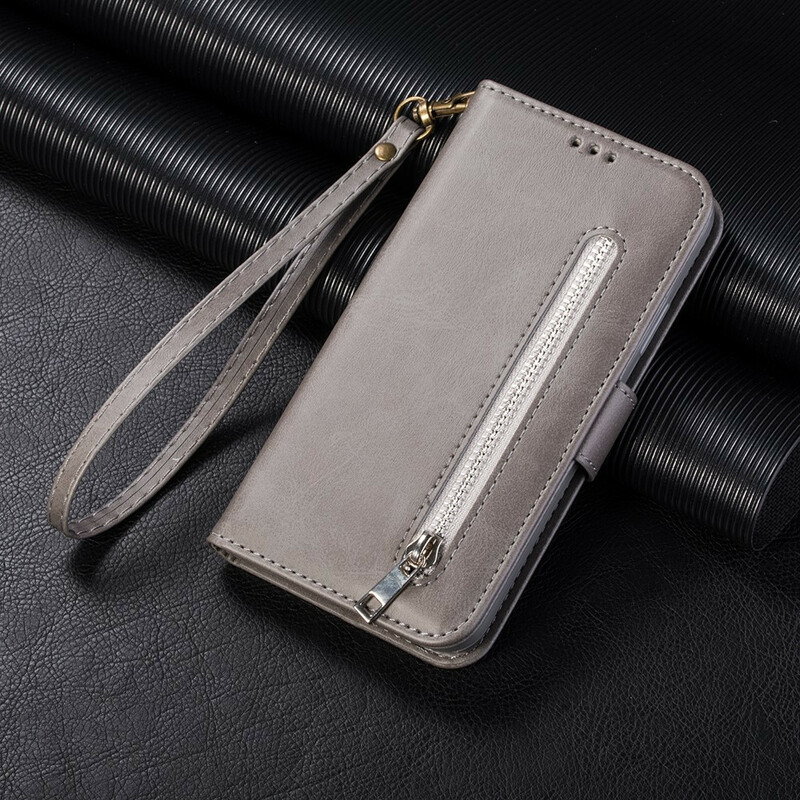 Housse Xiaomi Mi 9 Lite Porte-monnaie avec Lanière