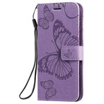 Housse Samsung Galaxy S20 Papillons Géants à Lanière Housse Samsung Galaxy S20 Papillons Géants à Lanière