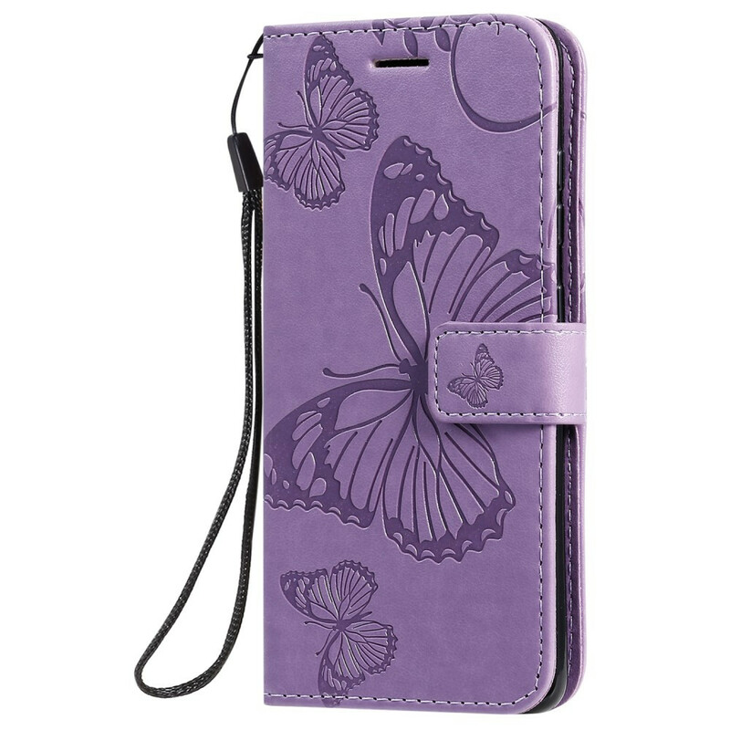Housse Samsung Galaxy S20 Papillons Géants à Lanière Housse Samsung Galaxy S20 Papillons Géants à Lanière