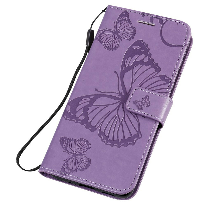 Housse Samsung Galaxy S20 Papillons Géants à Lanière Housse Samsung Galaxy S20 Papillons Géants à Lanière