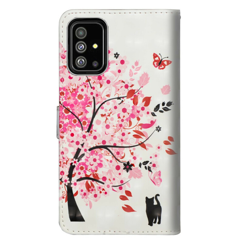 Housse Samsung Galaxy A71 Arbre Rose Housse Samsung Galaxy A71 Arbre Rose
