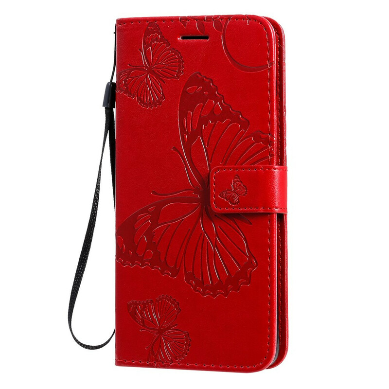 Housse Samsung Galaxy S20 Plus Papillons Géants à Lanière Housse Samsung Galaxy S20 Plus Papillons Géants à Lanière