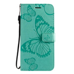 Housse Samsung Galaxy S20 Plus Papillons Géants à Lanière Housse Samsung Galaxy S20 Plus Papillons Géants à Lanière