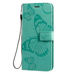 Housse Samsung Galaxy S20 Plus Papillons Géants à Lanière Housse Samsung Galaxy S20 Plus Papillons Géants à Lanière