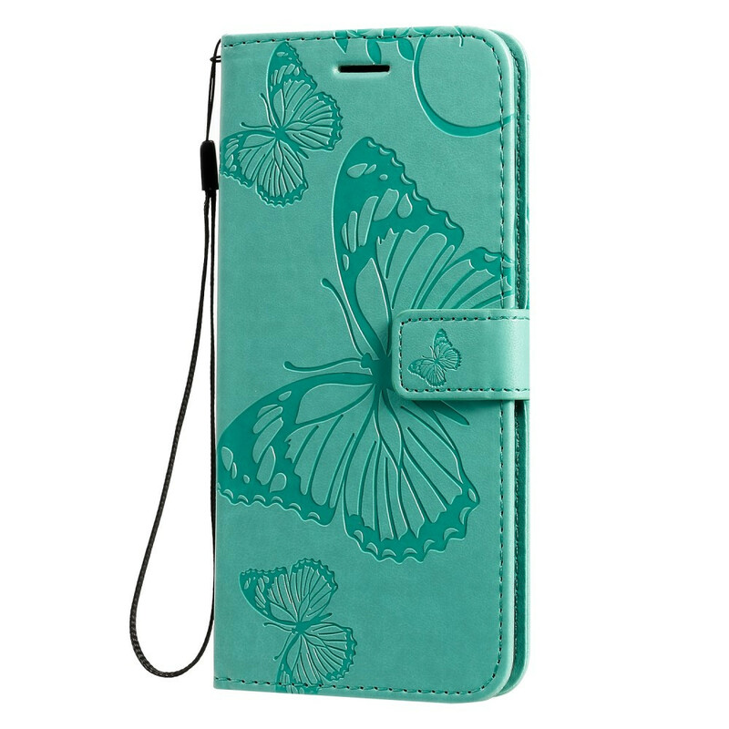 Housse Samsung Galaxy S20 Plus Papillons Géants à Lanière Housse Samsung Galaxy S20 Plus Papillons Géants à Lanière
