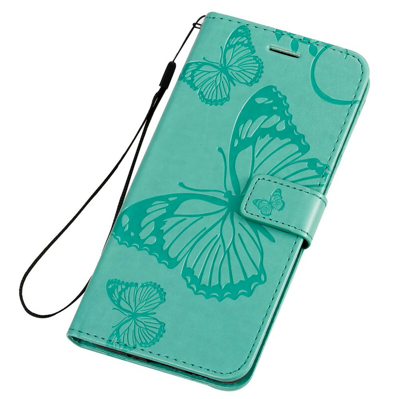 Housse Samsung Galaxy S20 Plus Papillons Géants à Lanière Housse Samsung Galaxy S20 Plus Papillons Géants à Lanière