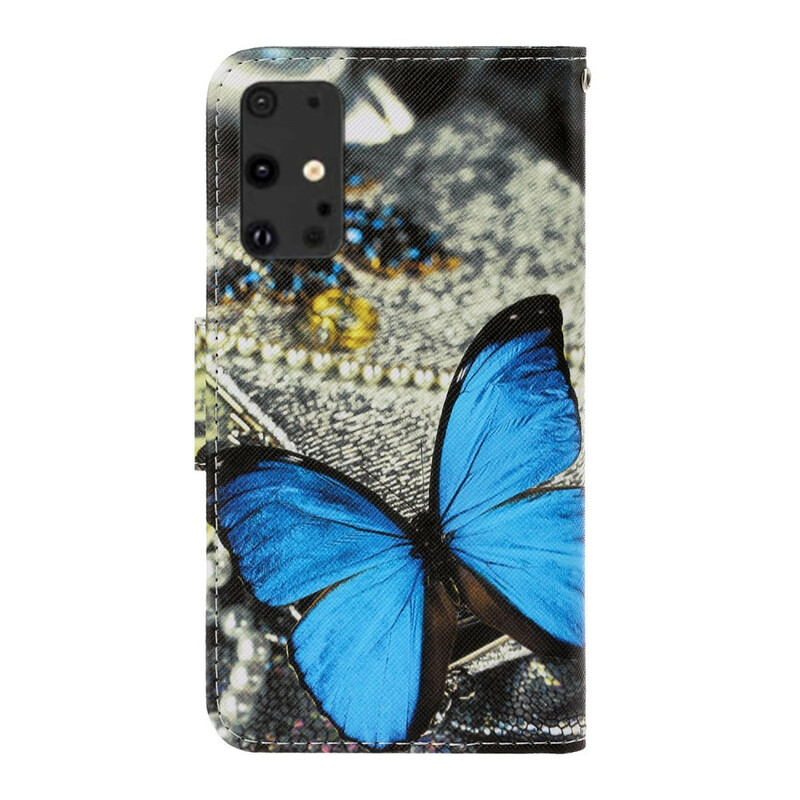 Housse Samsung Galaxy S20 Plus Variations Papillons à Lanière