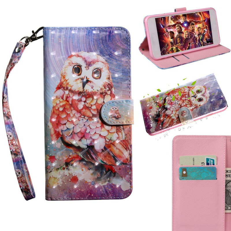 Housse Samsung Galaxy A71 Hibou le Peintre Housse Samsung Galaxy A71 Hibou le Peintre