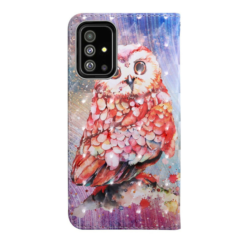 Housse Samsung Galaxy A71 Hibou le Peintre Housse Samsung Galaxy A71 Hibou le Peintre