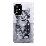 Housse Samsung Galaxy A71 Chat Noir et Blanc Housse Samsung Galaxy A71 Chat Noir et Blanc