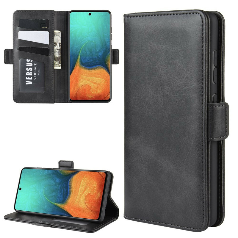 Housse Samsung Galaxy A71 Rabat Double Housse Samsung Galaxy A71 Rabat Double