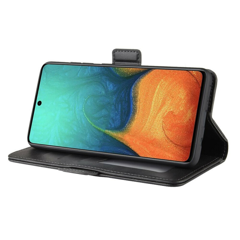 Housse Samsung Galaxy A71 Rabat Double Housse Samsung Galaxy A71 Rabat Double