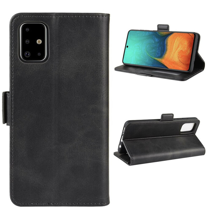Housse Samsung Galaxy A71 Rabat Double Housse Samsung Galaxy A71 Rabat Double