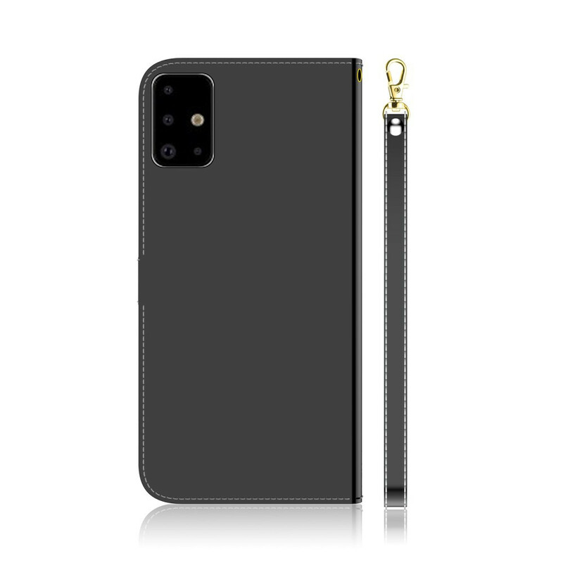 Housse Samsung Galaxy A71 Simili Cuir Couverture MIroir Housse Samsung Galaxy A71 Simili Cuir Couverture MIroir