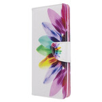 Housse Samsung Galaxy A71 Fleur Aquarelle