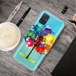 Coque Samsung Galaxy A71 Transparente Arbre Aquarelle