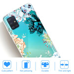 Coque Samsung Galaxy A71 Transparente Fleurs Aquarelle