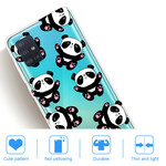 Coque Samsung Galaxy A71 Top Pandas Fun