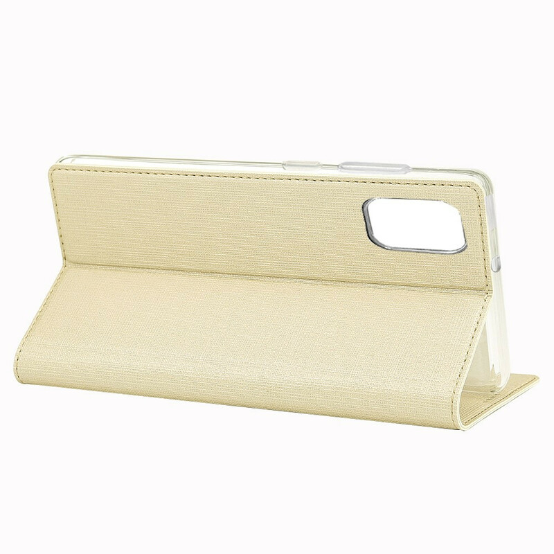 Flip Cover Samsung Galaxy A71 Texturée VILI DMX